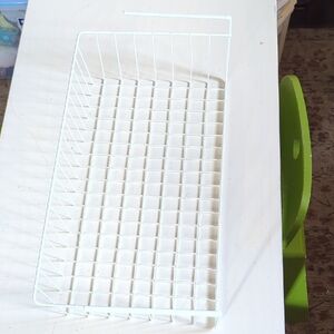 The Container Store One White Wire Under Shelf Basket